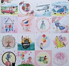 16 Card 4" Square Card Toppers