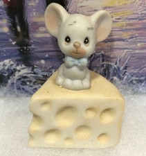 Mouse & Cheese Figurine By ENESCO Precious Moments Collectible