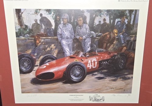 Phil hill alan fearnley signed - phil,