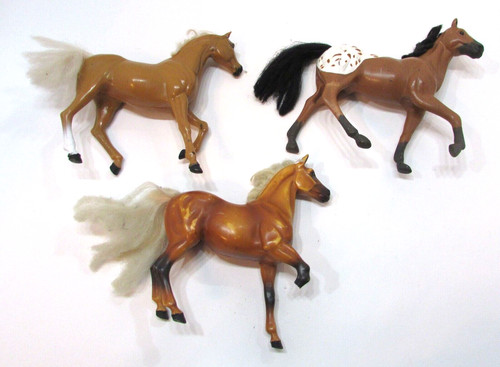 Three vintage hard plastic - three,