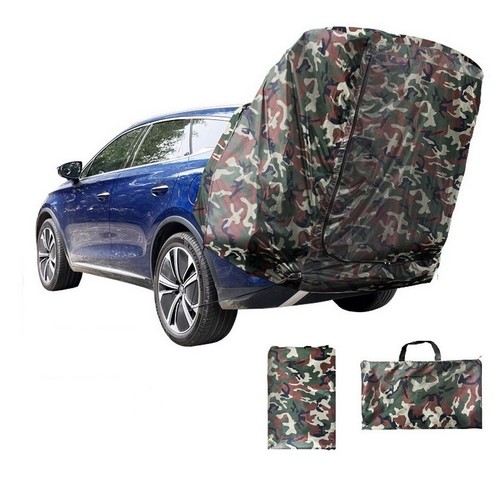 Outdoor car trunk - trunk, tent