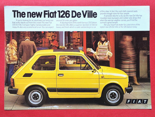 1977 new fiat 126 ville - 1977,