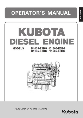 Kubota diesel engine d1005 - kubota,