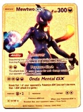 Pokemon Pikachu Charizard Metal Gold FanArt Design Card COLLECTABLE DX EX VMAX