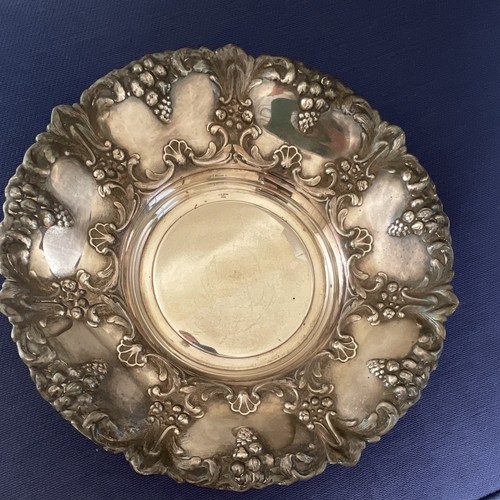 Alcor silver plate repousse - plate,