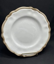 Goldsmith Deruta 6 ITALY Hand Painted Italian Plate Scallop Edge Signed NEW