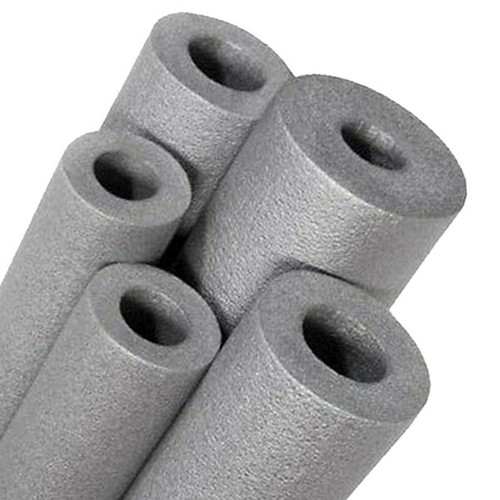 Grey foam pipe insulation - pipe, /