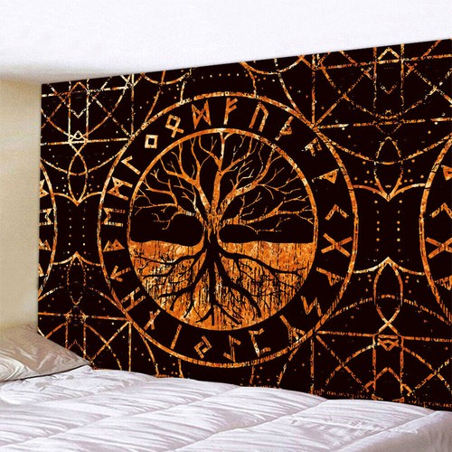 Large viking tree - viking, tapestry