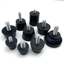 Rubber Adjustable Feet Leg Screw Leveling Foot Machine Furniture Feet M6/M8/M10