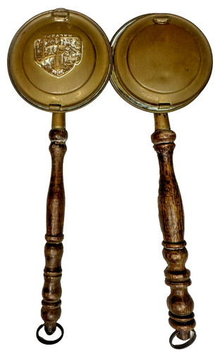 Antique english brass bed - english,