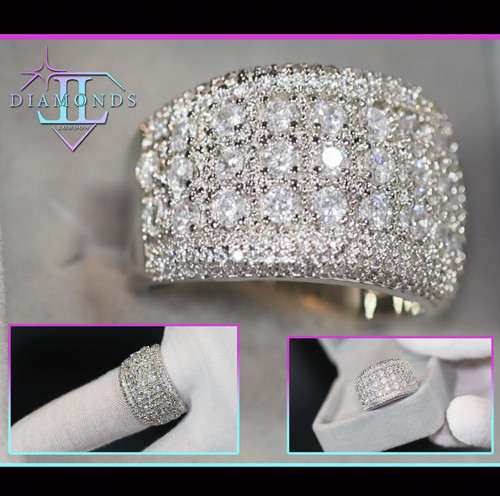 Simulated diamond ring mens - |,