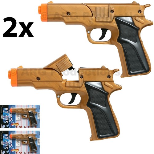Set golden cap gun toy - 2,