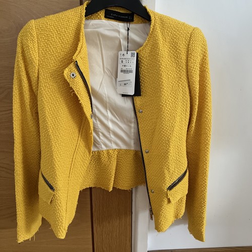 Zara woman yellow - zara, frill