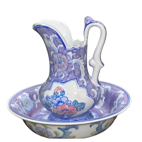 Vintage wash bowl and - vintage, pitcher