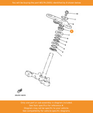 YAMAHA Nut, 90179-25051 OEM
