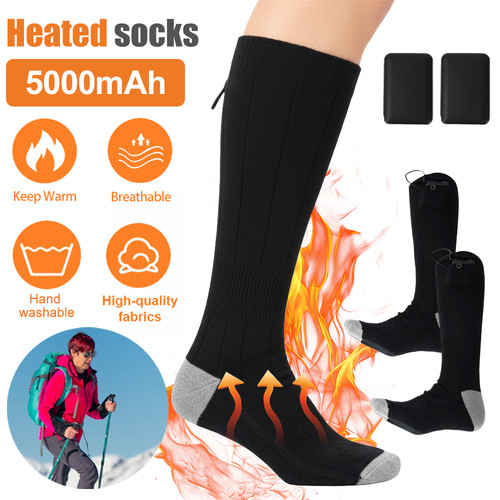 Winter heated socks - heated, men