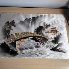 Japanese Landscape  Needlework