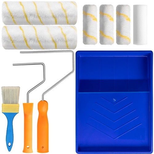 Paint roller set - with, tray