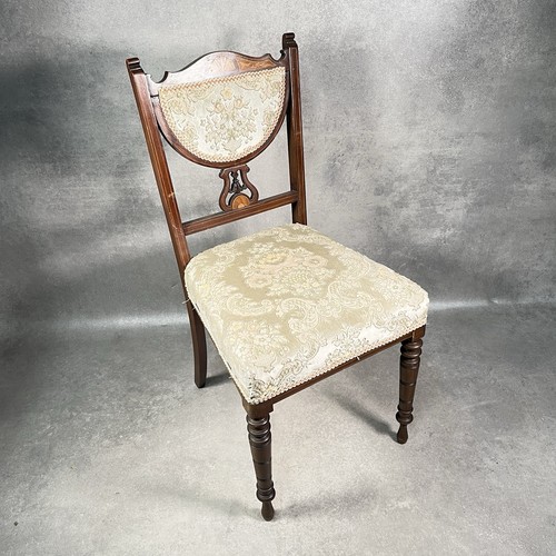 Edwardian inlaid mahogany - inlaid,