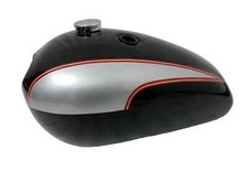 Triumph T140 Silver & Black