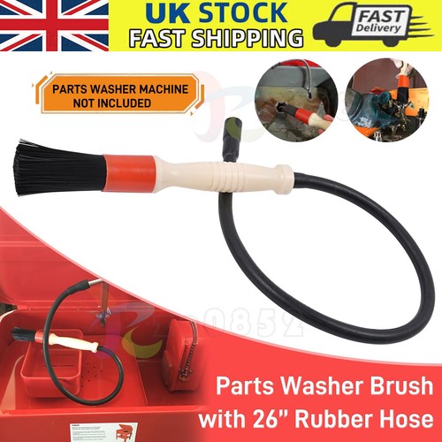 Parts washer cleaning - parts, brush