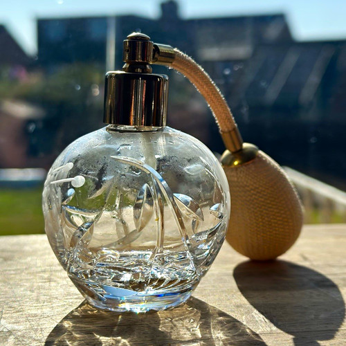Vintage cut crystal perfume - vintage,
