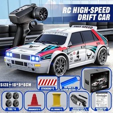 SG204 PRO 1/24 RC Drift Car 4WD LED Light High Speed GTR Racing Remote Toy