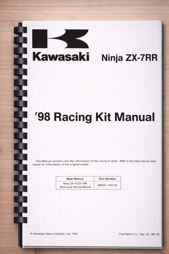Kawasaki 7rr zx7rr 1998 - kawasaki, 98