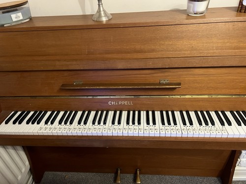Chappell upright piano - chappell,