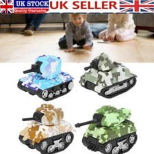 4pcs Alloy Tank Model Pull Back Highly Simulation Tank Model Decoration Toy G UK