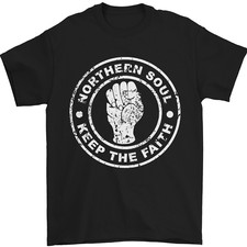 Northern Soul Keeping the Faith Mens T-Shirt 100% Cotton