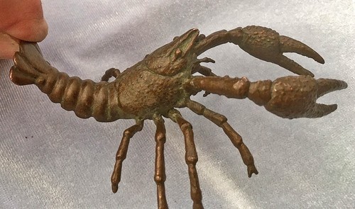 Rare antique crayfish lobster - crayfish,
