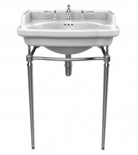 Heritage Abingdon Victoria Basin Washstand Chrome WSABVIC ( Basin Not include ) 