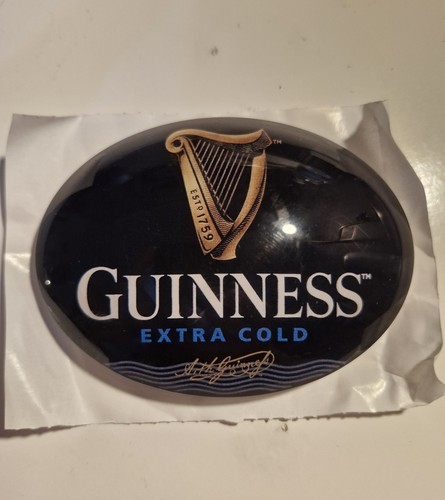 Guinness extra cold ovel badge - ovel,