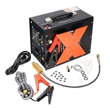 PCP Air Compressor 4500Psi 300Bar Auto-Stop w/Built-in Fan High Pressure Pump