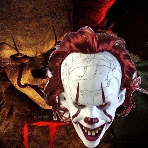 Pennywise mask halloween - pennywise, scary