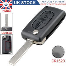 3 Button Remote Flip Key Fob