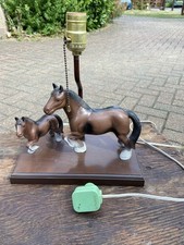Vintage Horse Table Lamp