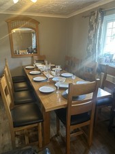 Solid Oak Extendable Dining