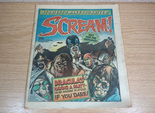 Scream! Comic Book No. 5 21st April 1984 Horror Dracula Scream Paper Vintage
