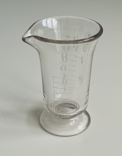 Antique glass apothecary - glass,