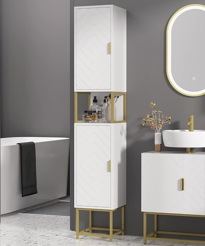 Tall bathroom cabinet slim - cabinet,