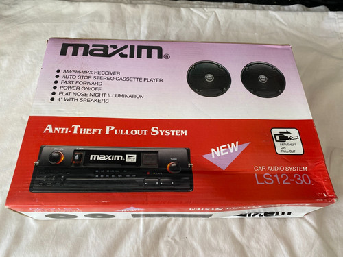 Old unused maxim radio - maxim,