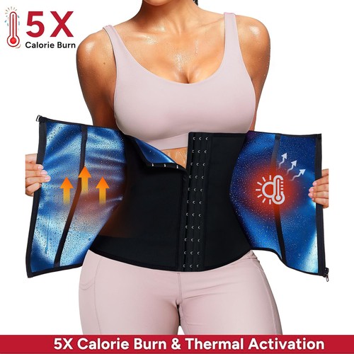 Women sauna sweat - sauna, waist