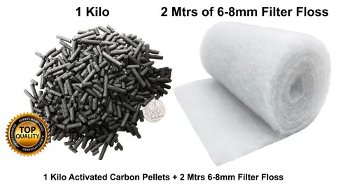 Mtrs 8mm filter floss - 6-8mm,