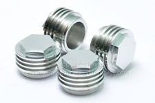 Rocker Caps, Triumph Pre-Unit, Finned,  Billet Alloy, John Tickle, 70-1564