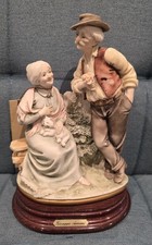 "Old Couple Talking" Porcelain