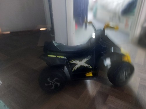 Black electric car - electric, with