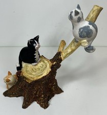 Peter Fagan Colour Box Cats On Tree Stump HS095 Brand New