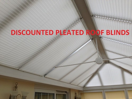 Conservatory pleated blinds - conservatory,